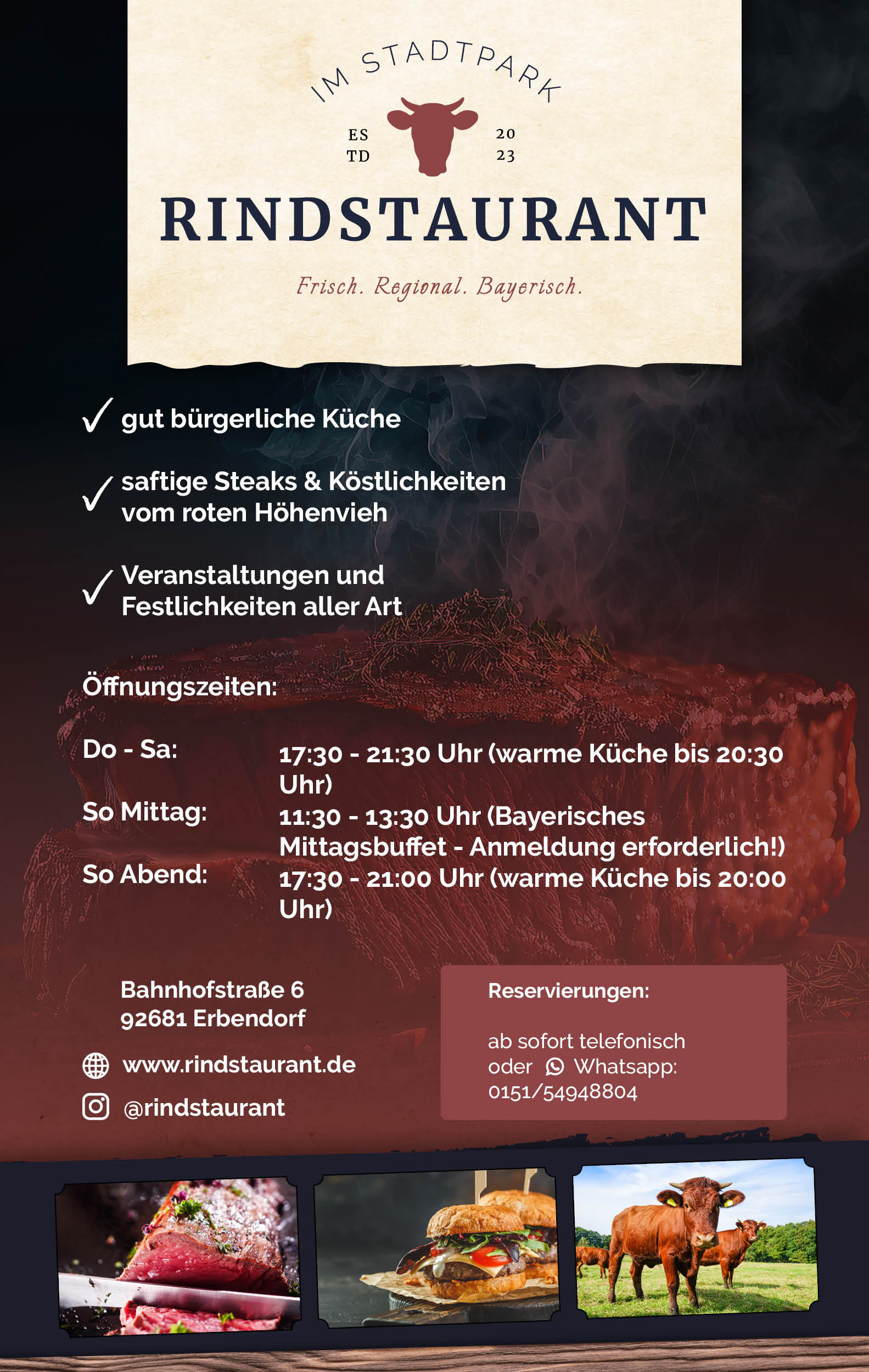 Rindstaurant im Stadtpark Erbendorf